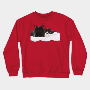 Cute Feline Cat Friends Crewneck Sweatshirt